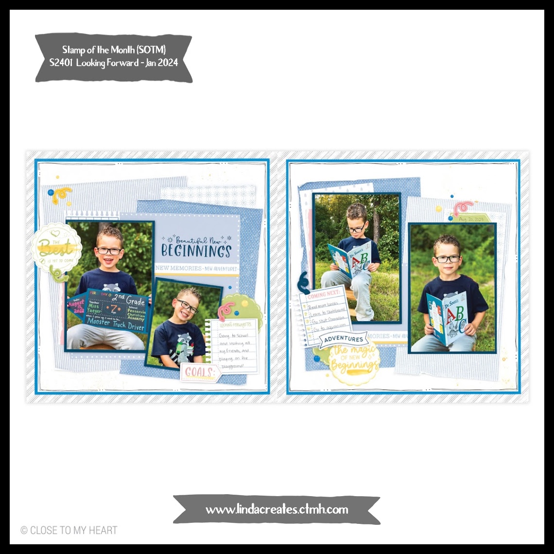 Looking Forward - Jan 2024 SOTM and KOTM - Linda Creates
